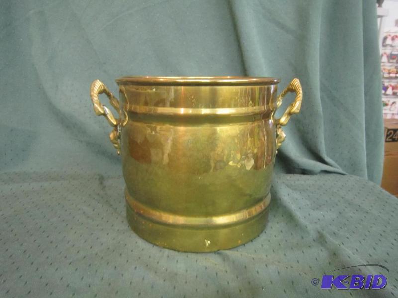Solid Brass Planter