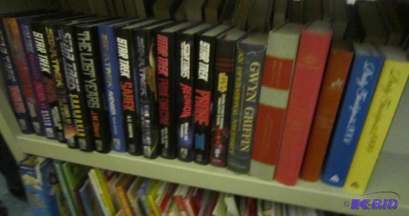 Shelf of Books - Set of Star Trek Hardcovers and Misc