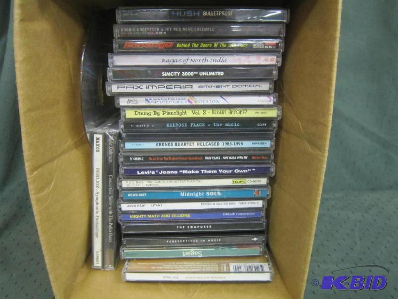 Box Lot of about 20 CDs