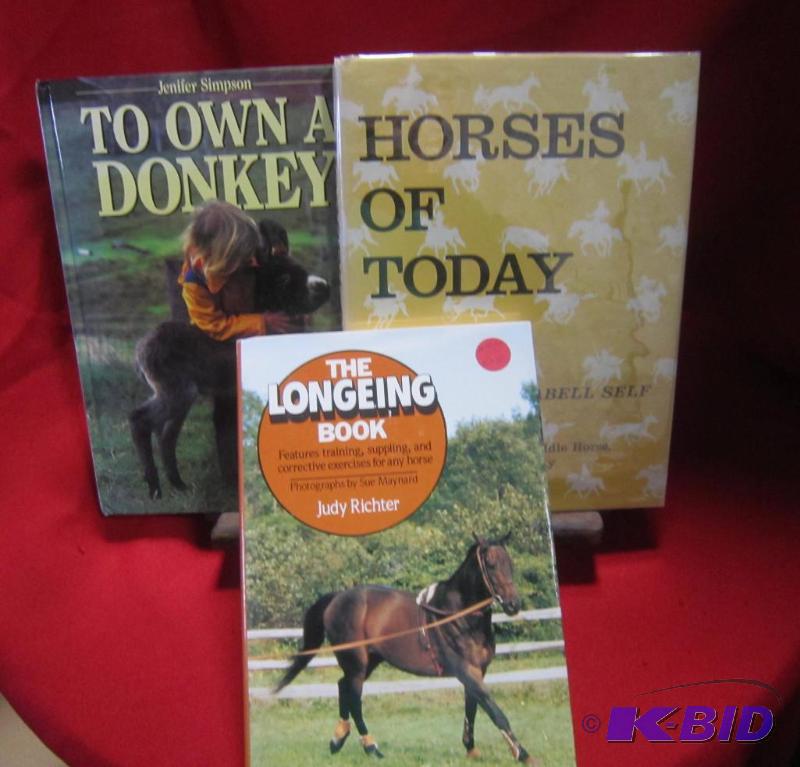 Set of 3 horse books