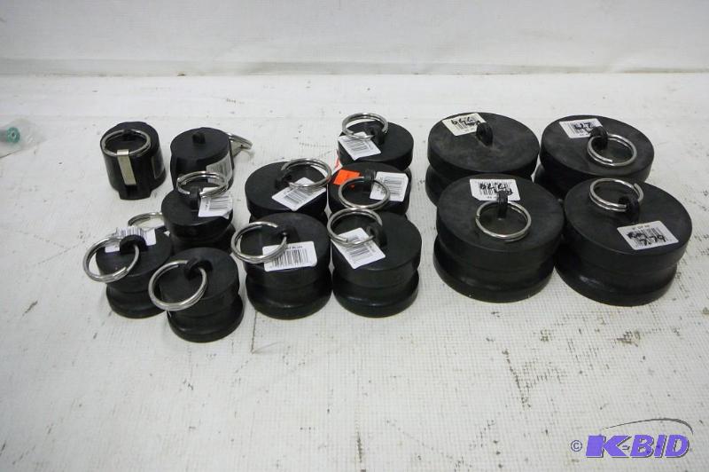 lot 111 image: 4- 3" Dust Caps 5 - 2" Dust Cap 5- ...