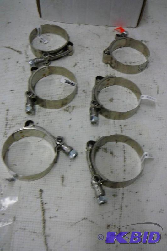 lot 138 image: 6 T Bolt Clamps 2 316-2 12...