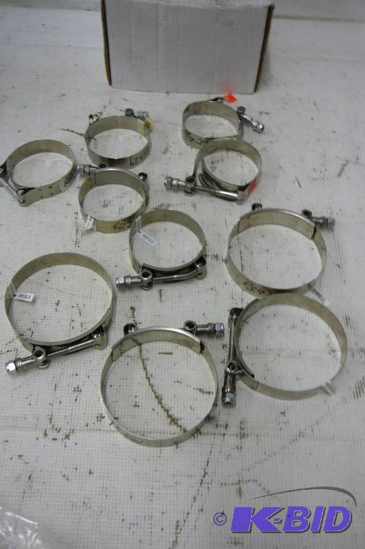 lot 139 image: 4-T Bolt Clamps 3 716- 3 34 6 T Bolt Clamps...