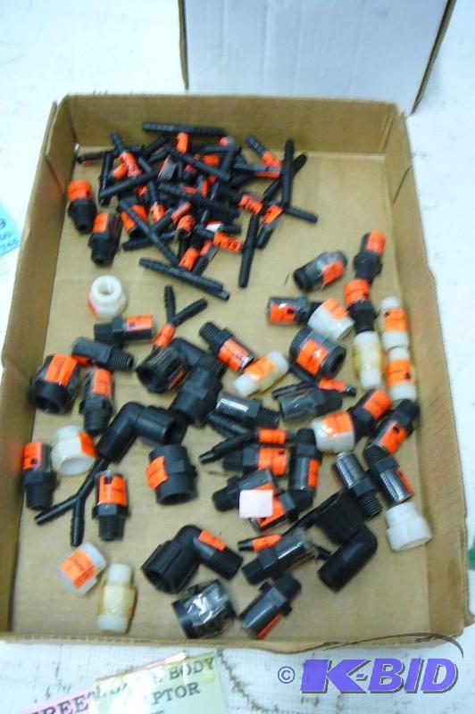 lot 162 image: Lot of Tee Barbs  Elbows Coupler  Y Fittin...