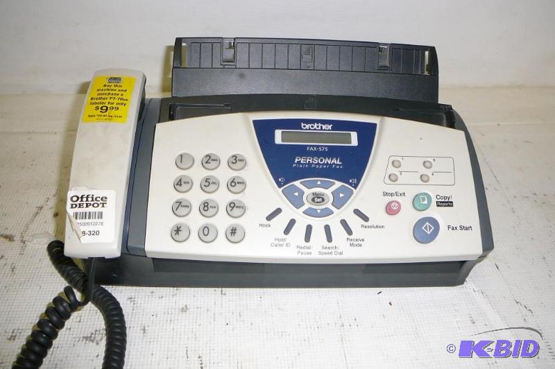 lot 174 image: Brothers Fax model 575 Display model...