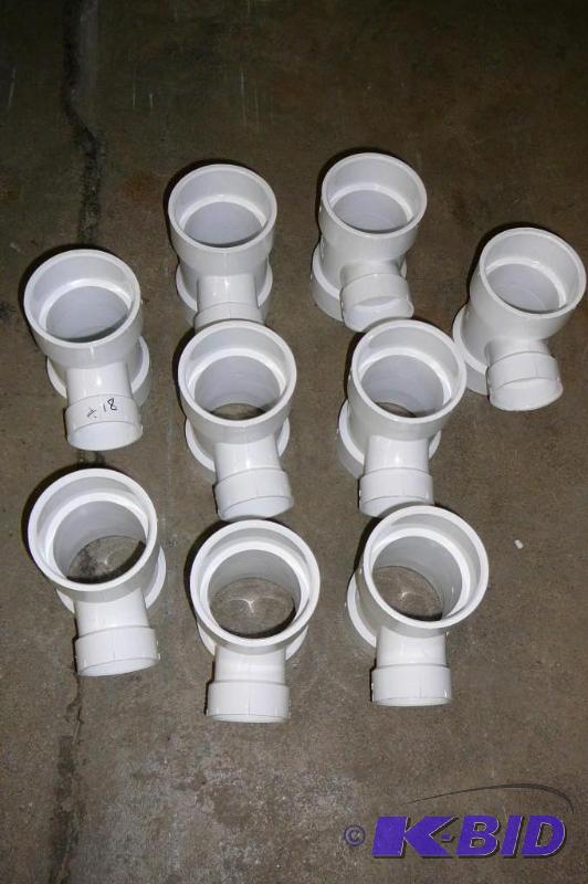 lot 18 image: 9 - 3" x 3" x 2 Reducing Tee Sch 40...