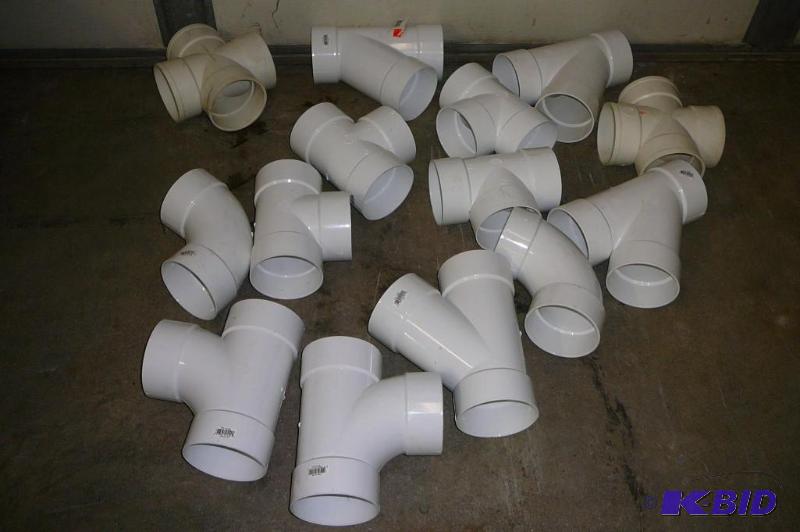 lot 23 image: 14 - 4" TEES  4" WYE  4 Elbows th...