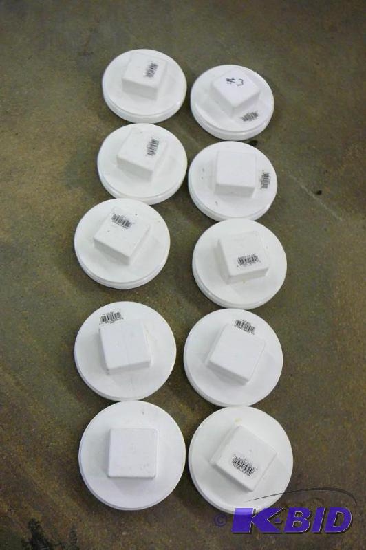 lot 3 image: 10 - Genova 4" Screw in Plug sch 40 PVC...