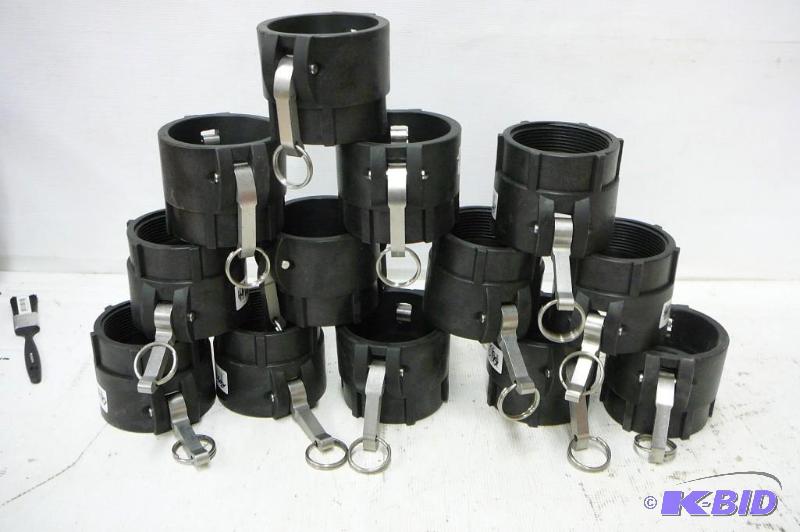 lot 32 image: 13 - 3" D PP Coupling Norwesco...