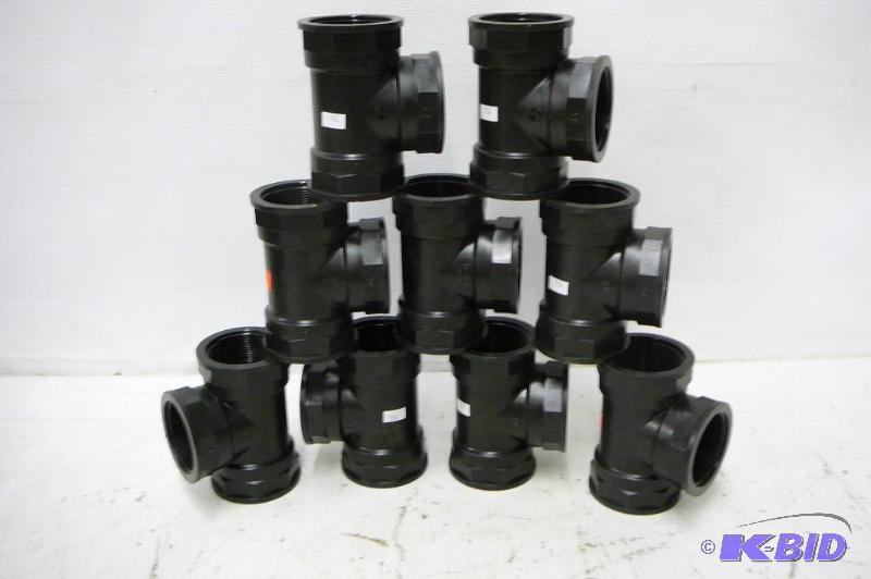 lot 34 image: 9 - 2" x 2" x 2" Tee Norwesco...