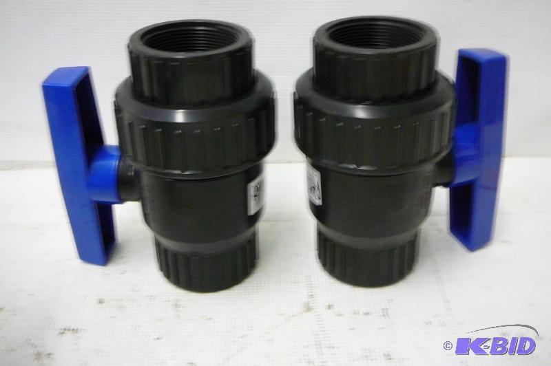 lot 67 image: 2-2" SGI Union Valve Norwesco...