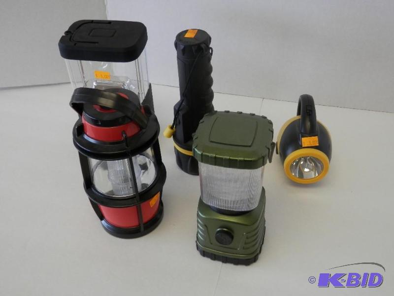 New lot of assorted flashlightsLanterns
