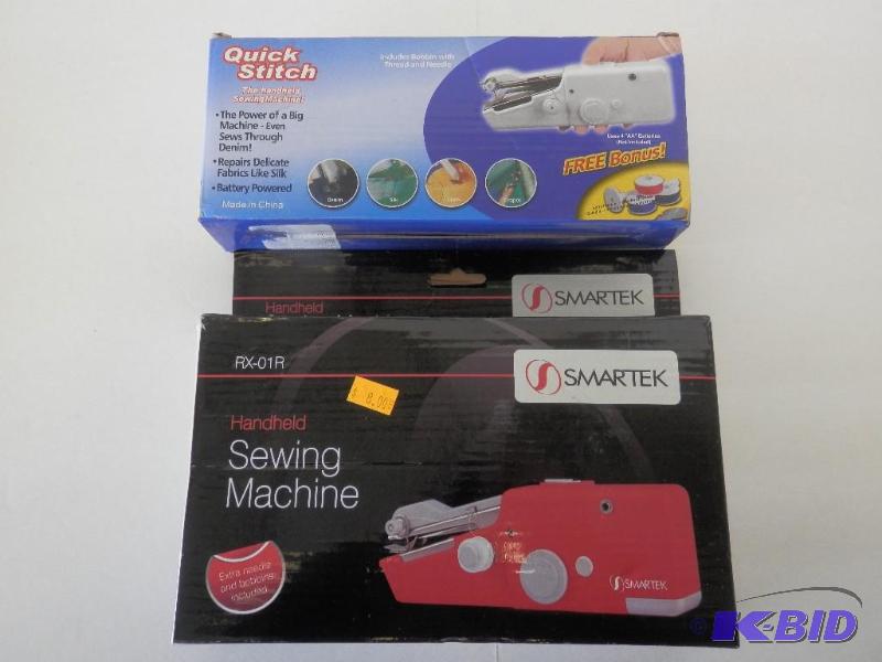 Lot of 2 New cordless handheld sewwing machines