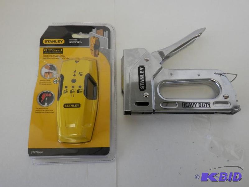 Stanley stapler and stud finder