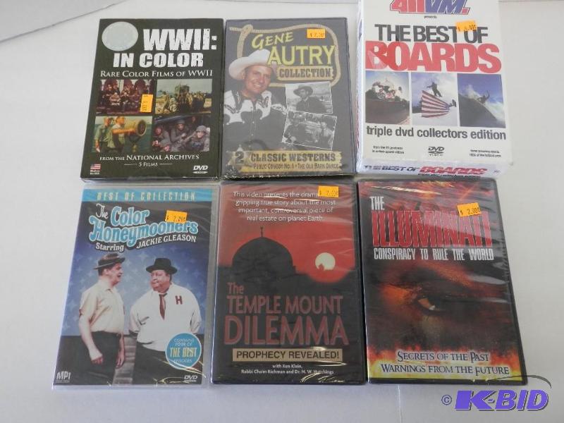 6 new DVDS