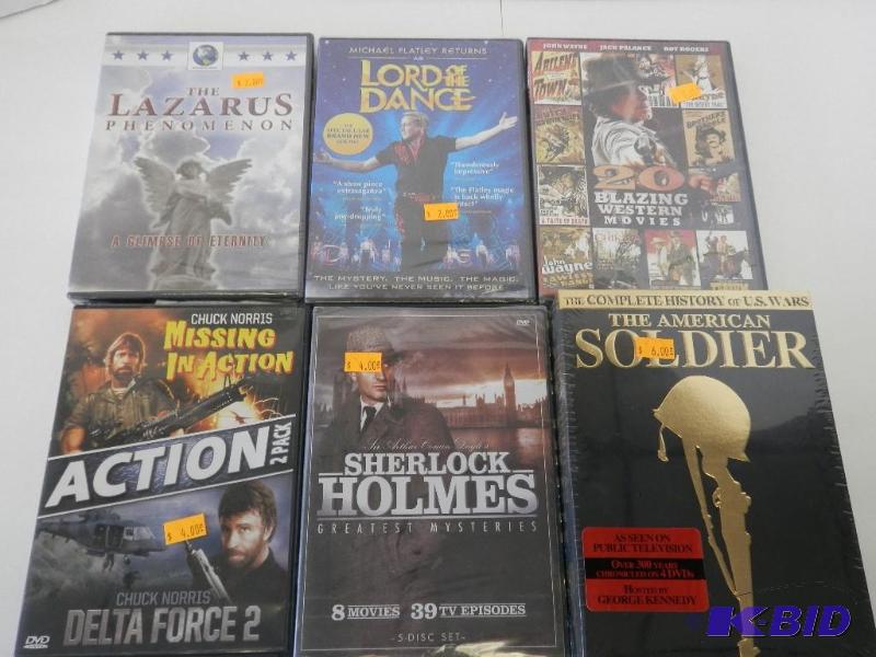 6 new DVDS