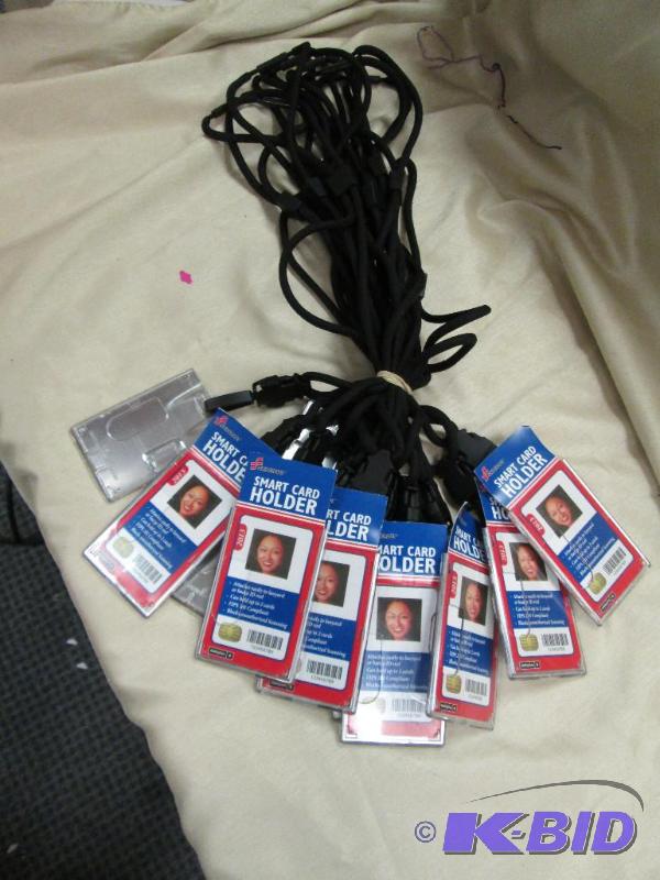 lot 135 image: Qty 12 Ski craft smart card holder with lanya...