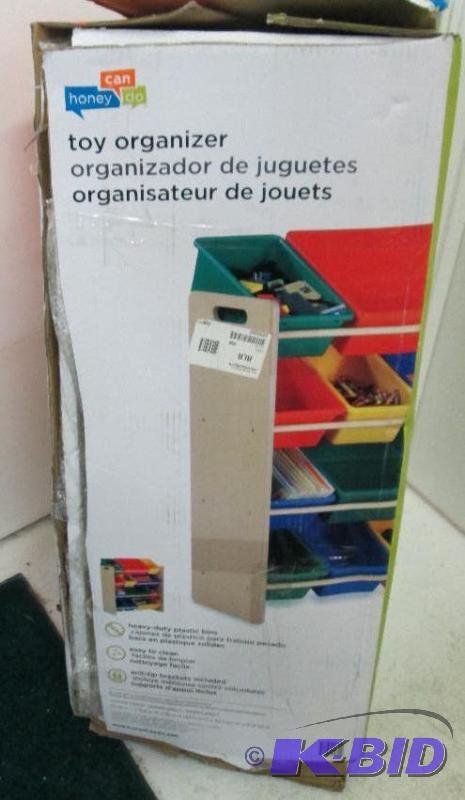 lot 141 image: Toy Organizer - not assembled, appears comple...