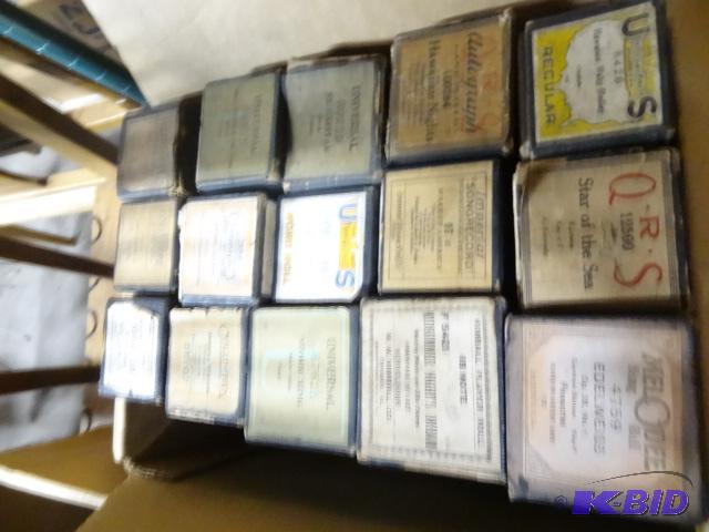 Misc Vintage Piano Song Rolls...