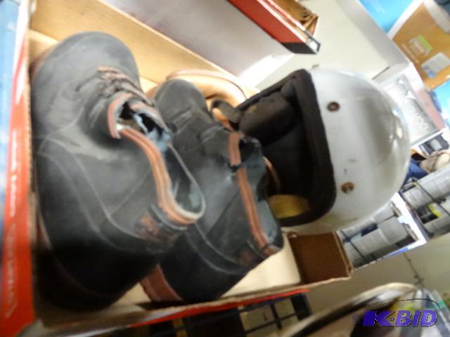 Motorcycle Helmet, Rubbers, Size 11. 1 Cowboy...