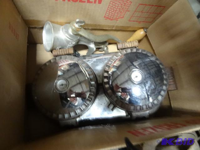 Meat Grinder and a Vintage Waffle Maker...