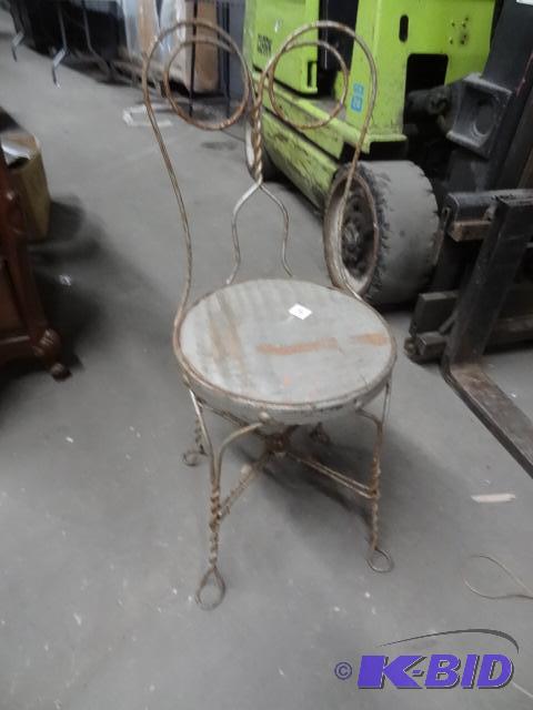 Metal Parlor Chair...