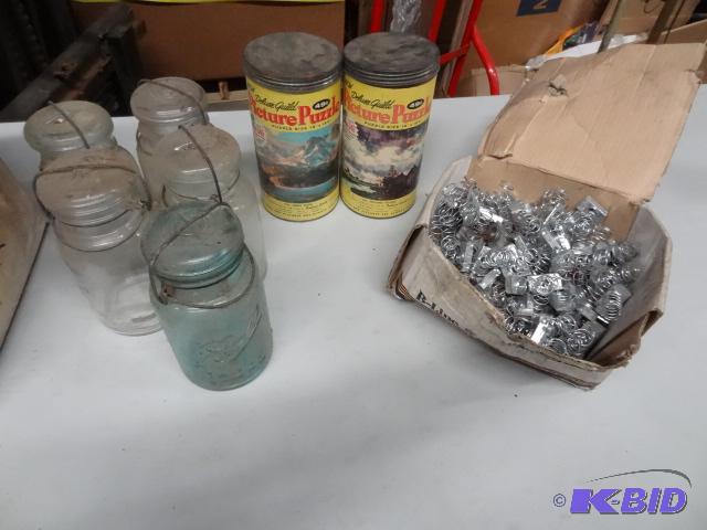 VIntage Puzzles. Vintage Canning Jars...