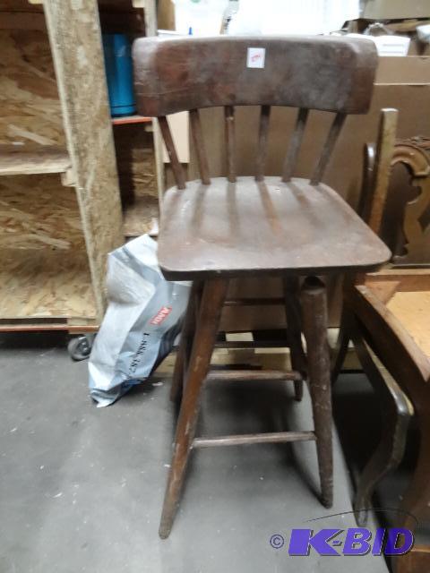 VIntage Wood Stool...