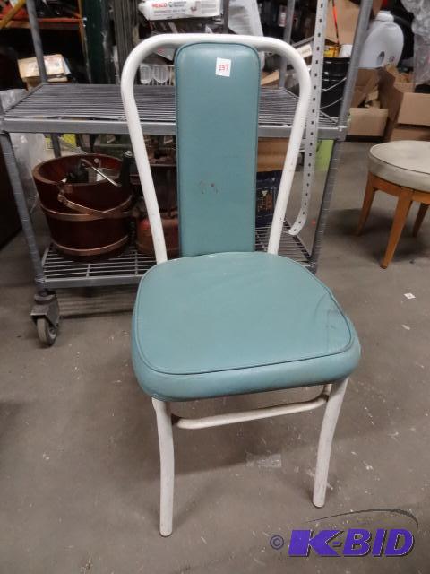 Vintage Metal Framed Chair....