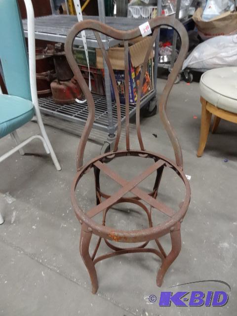 VIntage Metal Chair. No Seat...