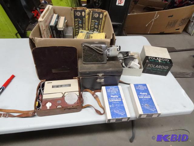 Vintage photography equipment and books...