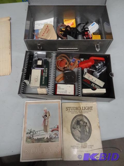 Vintage photography equipment and books...