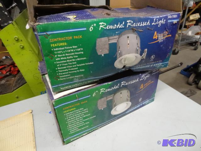 6&quot remodel recessed lights. Qty 8...