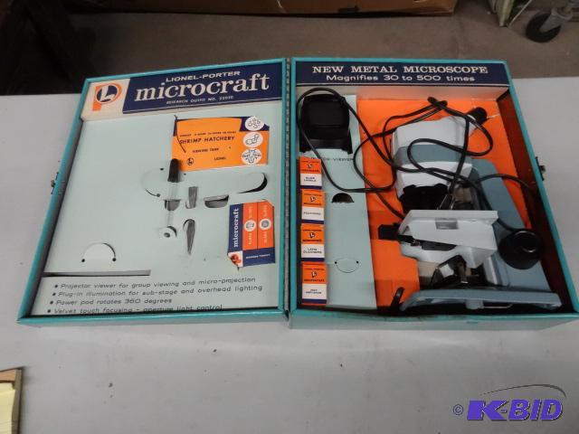Vintage microcraft microscope lab...