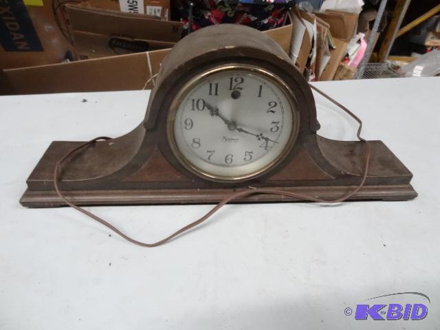 Vintage Kenmore electric mantle clock...