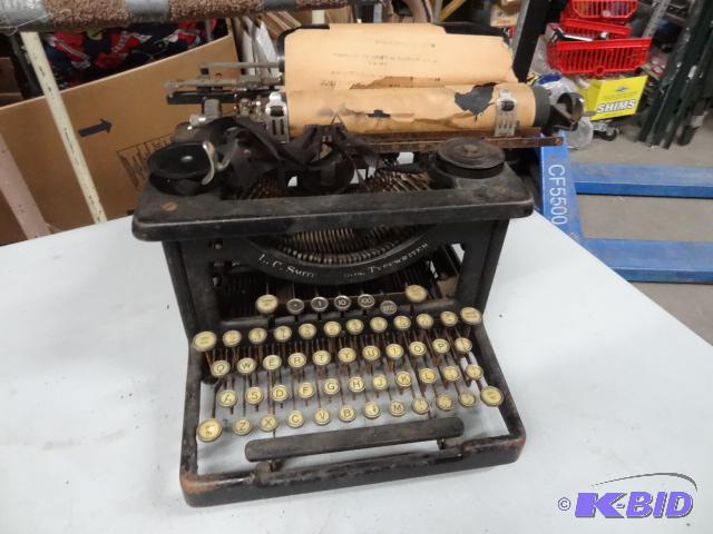 LC Smith typewriter...