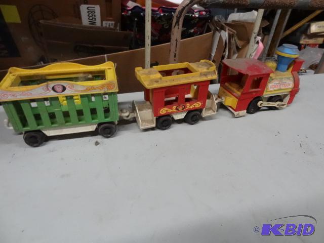 Vintage fisher price circus train...