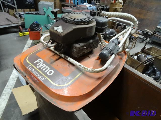 Flymo cushionaire lawn mower. Engine is free....
