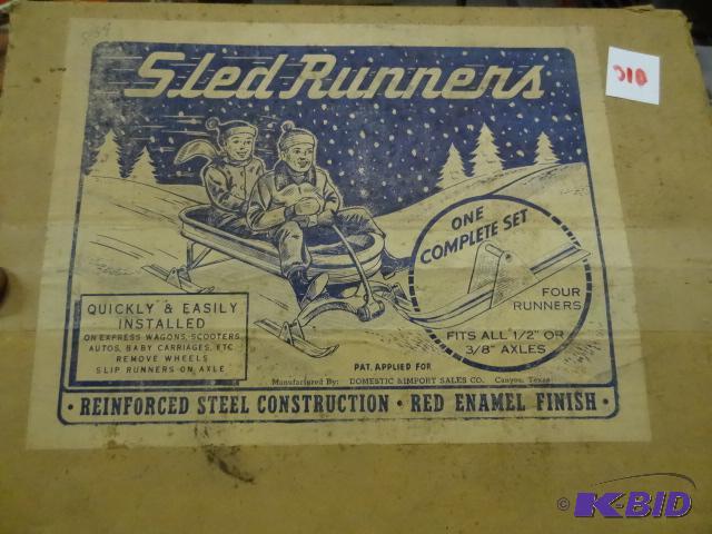 Sled runners. Turn your wagon into a sled. Br...