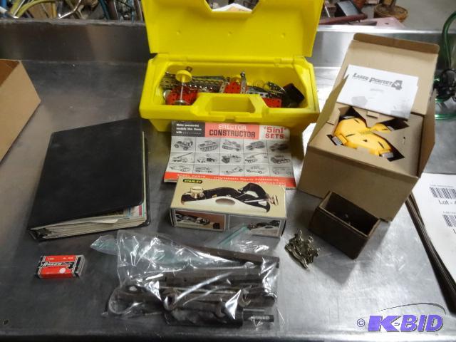 Misc Items, Erector Constructor Set, Laser Pe...