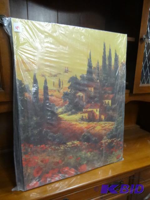 Vintage Unframed Canvas Print....