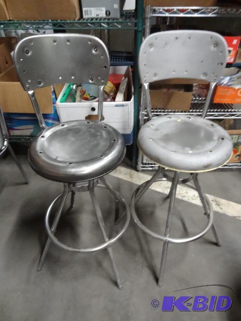 2 Metal Stools...
