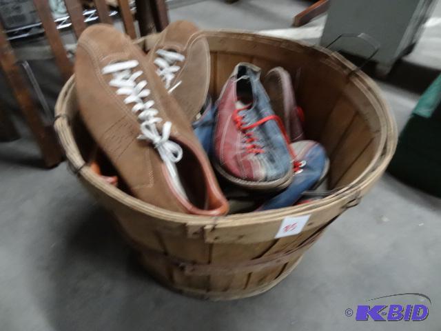 Basket Full of Bowling Shoes...