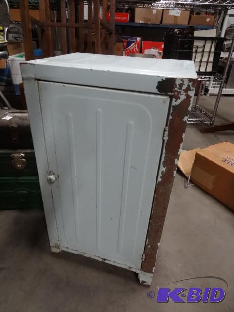 Vintage Metal Cabinet 14 X 11 X 26...