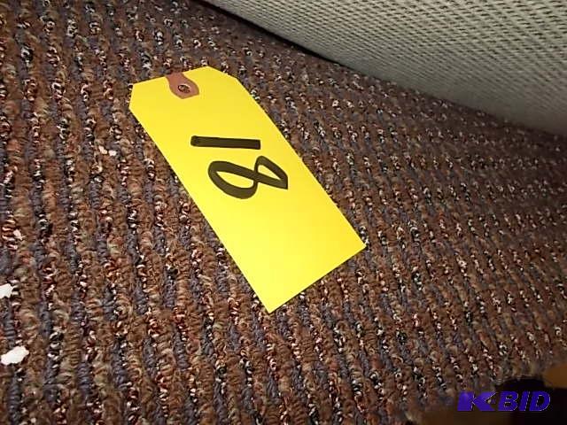 Carpet Remnant, Low Pile, Approx. 12 X 13 6...