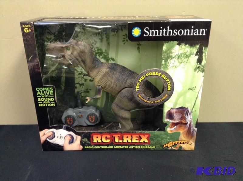 lot 100 image: Smithsonian RC T.Rex Radio Controlled Dinosaur
