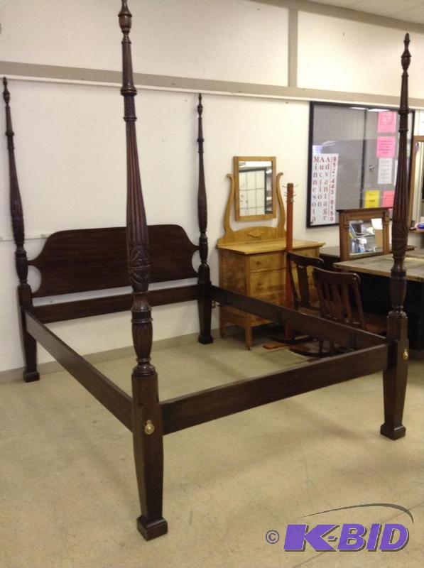 lot 27 image: Drexel four poster bed