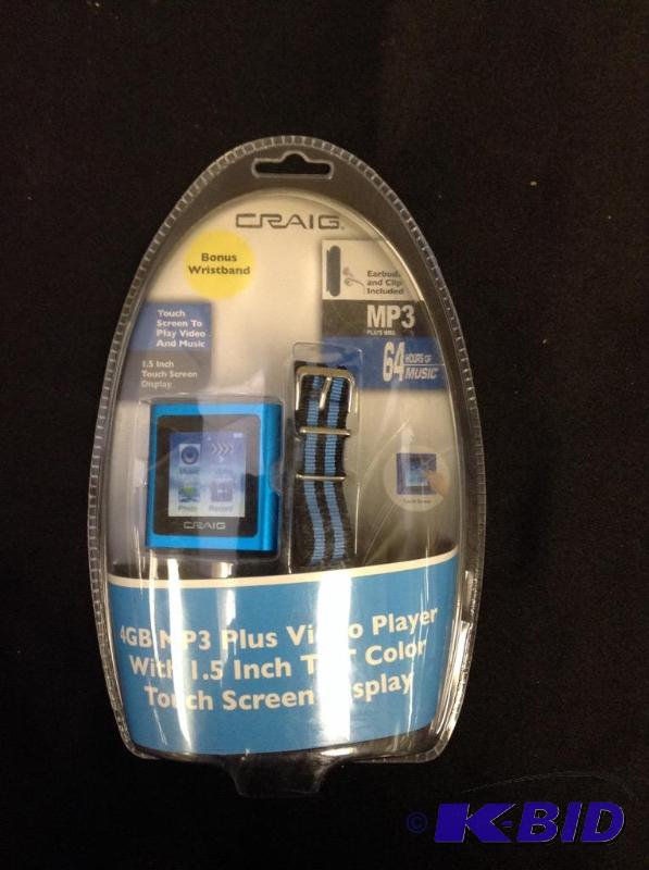 lot 98 image: Craig 4GB MP3 Plus Video Player