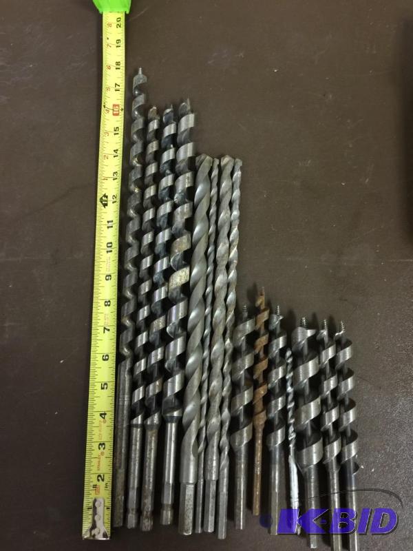 lot 26 image: Lot Of 16 Drill Bits - Various Sizes & Widths