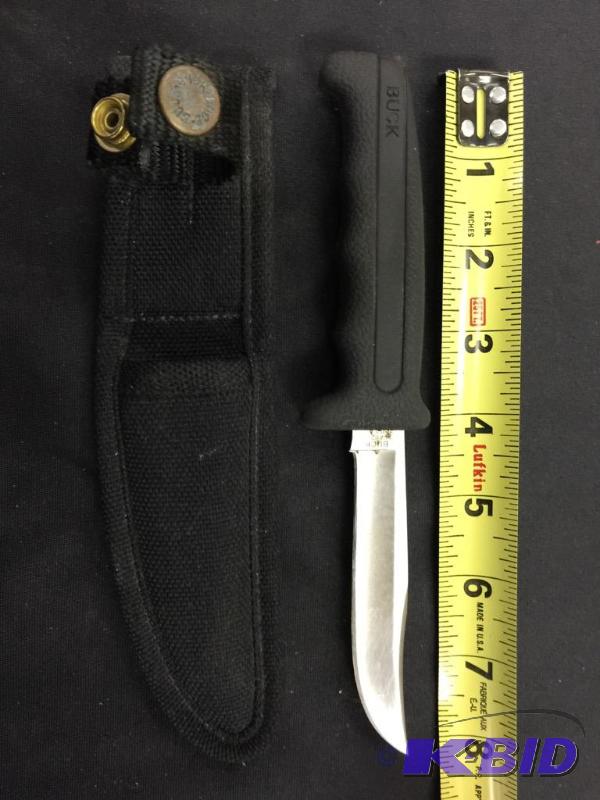 lot 36 image: 8in Buck Knife With Buck Case